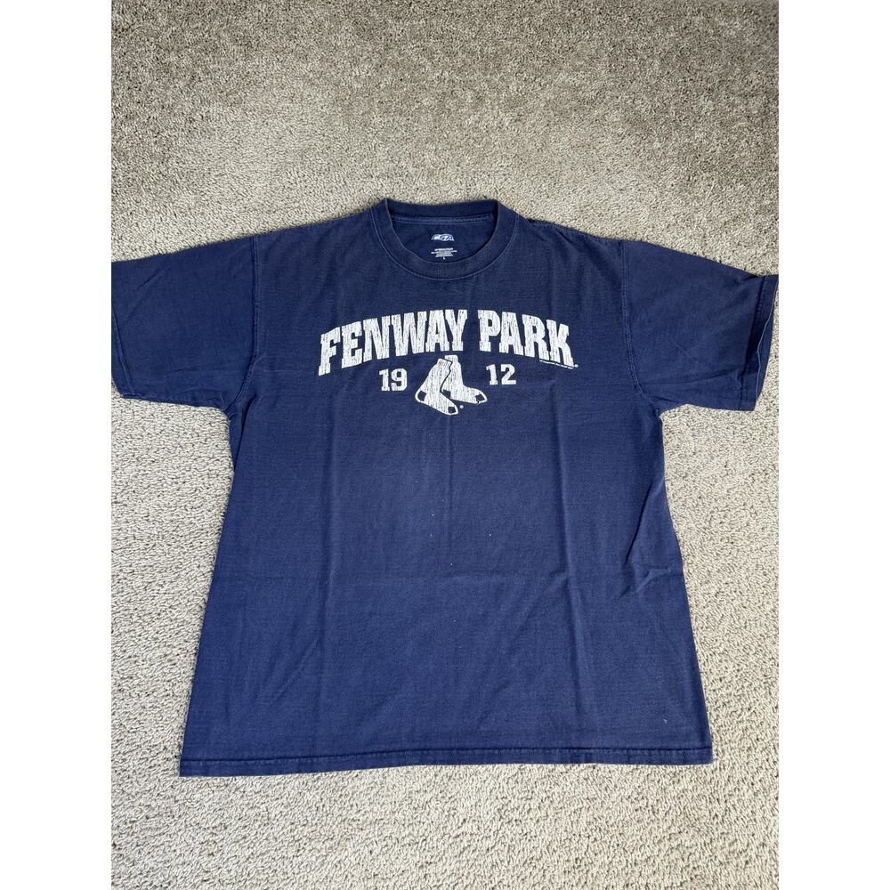 Boston Red Sox Shirt Mens L Blue MLB Baseball Fenway Park Graphic VF Imagewear
